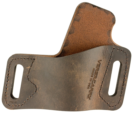 Picture of Versacarry Protector S1 OWB Distressed Brown Leather Belt Slide Fits Browning Hi-Power Right Hand WBOWB22