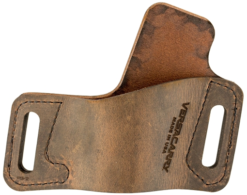 Picture of Versacarry Protector S1 OWB Distressed Brown Leather Belt Slide Fits Large Semi-Auto Right Hand WBOWB23