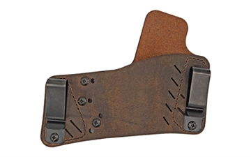 Picture of Versacarry Protector S3 Series Water Buffalo, Includes Tuckable IWB Metal Clips, Adjustable to Fit 90% of Handguns, Right Hand, Distressed Brown Leather 52311