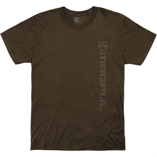 Picture of Magpul VERT LOGO COTTON T-SHIRT 3X BROWN MAG1113-200-3XL