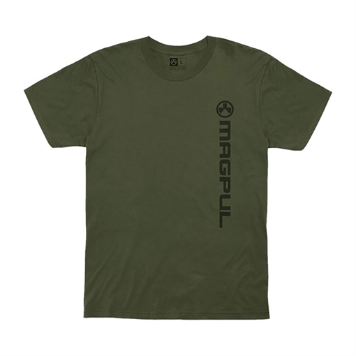 Picture of Magpul VERT LOGO COTTON T-SHIRT OLIVE DRAB LG MAG1113-316-L
