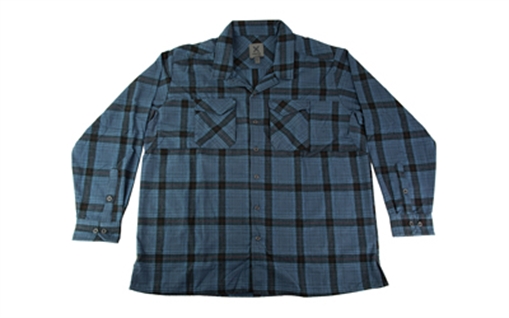 Picture of VERTX CANYON RIVER FLANNEL BLUE 2X VTX1500 BLRP 2XL