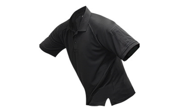 Picture of Vertx Coldblack Short Sleeve Polo Shirt, Black, Polyester, Medium F1 VTX4000P BK MEDIUM