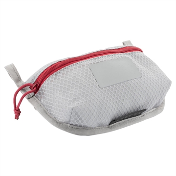 Picture of Vertx Overflow Pouch 2 pk, Small Size made of White Nylon with Mesh & Red Accents, YKK Zipper & Durable Hook Back Panels 5" W x 5" H Dimensions VTX5195AGYNA