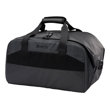 Picture of Vertx VTX5026HBK/GBK COF Heavy Range Bag Heather Black with Galaxy Black Accents Nylon with Removable 6-Pack Mag Holder, Rubber Feet & Lockable Zippers VTX5026HBKGBK