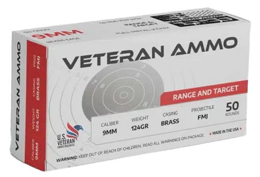 Picture of Hyperion Munitions 9mm 124 gr Full Metal Jacket 50 Per Box/ 20 Case HMBX909