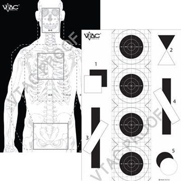 Picture of VIKING VTAC DOUBLE SIDED TACTICAL TARGET (100) VTAC-DSTT-100