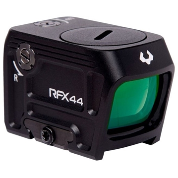 Picture of Viridian Weapon Technologies RFX, Reflex Sight, 5 MOA Green Dot, 1X44mm Objective, Black, ACRO Footprint, Includes RMR Adapter 981-0107 9810107
