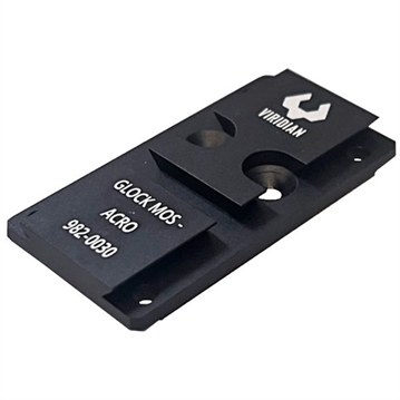 Picture of Viridian Weapon Technologies RFX, Reflex Sight, 5 MOA Green Dot, 1X44mm Objective, Black, ACRO Footprint, Includes Glock Adapter 981-0109 9810109