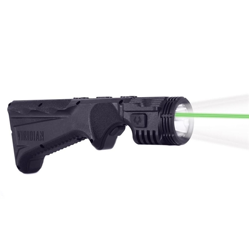 Picture of Viridian Weapon Technologies 4LUX 2K, Handstop with Green Laser and Light, M-LOK Mounting, Black, 2000 Lumens 912-0090 9120090