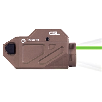 Picture of Viridian Weapon Technologies C5L Tac Light with Laser, Universal Fit, Green Laser with 650 Lumen Light, Instant On, Flat Dark Earth 930-0055