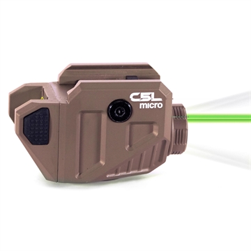 Picture of Viridian Weapon Technologies C5L Micro, Tac Light with Laser, Universal Fits, Green Laser with 550 Lumen Light, Instant On, Flat Dark Earth 930-0056