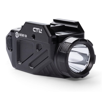Picture of Viridian Weapon Technologies CTL Plus Tactical Light, Universal Fit, Rechargeable Battery, 1100 Lumens, Black 930-0026 9300026