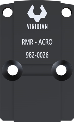 Picture of Viridian RFX45 RMR Mounting Adapter Black Anodized 9820026