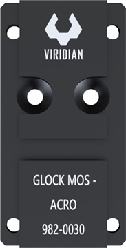 Picture of Viridian RFX45 Glock MOS Mounting Adapter Black Anodized 9820030