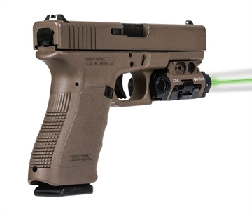 Picture of Viridian Weapon Technologies X5L Gen 3 Universal Mount Green Laser With Tactical Light (500 Lumens) Featuring INSTANT-ON, Removable Rechargeable Battery, Flat Dark Earth Finish 930-0016 9300016