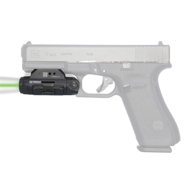 Picture of Viridian Weapon Technologies X5L Gen 3 Universal Mount Green Laser With Tactical Light (500 Lumens) and HD Camera, Features a 1080p Full-HD Digital Camera and Microphone, INSTANT-ON, Removable Rechargeable Battery, Micro USB Port for Charging and File Transfer, Waterproof, Black 990-0019 9900019