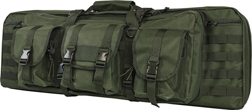 Picture of NCSTAR DOUBLE CARBINE CASE 36" OD GREEN NYLON W/ SHOULDER STRAPS AND 3 ACC POCKETS CVDC2946G-36