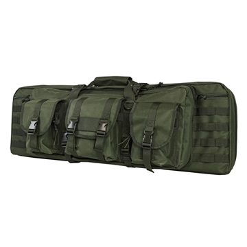 Picture of NCSTAR DOUBLE CARBINE CASE 36" OD GREEN NYLON W/ SHOULDER STRAPS AND 3 ACC POCKETS CVDC2946G-36