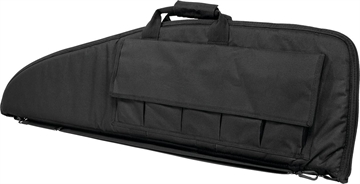 Picture of NcStar VISM Rifle Case Black PVC Nylon w/ Foam Padding Double Zippers Carry Handle & ID Holder CV290740