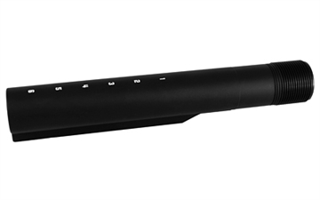 Picture of VLTOR Weapon Systems RE-10/A5SR, Buffer Tube, Six Position, Fits AR-15/AR-10, 7075-T6 Aluminum Construction, Matte Finish, Black RE-10-A5SR