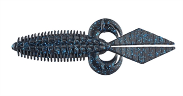 Picture of V&M BAITS FLATWILD 4" 7BG BLK BLUE GLITTER FWBBG7