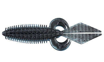 Picture of V&M BAITS FLATWILD 4" 7BG BLK/BLUE SILVER FWBBS7