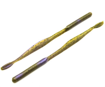 Picture of V&M BAITS STR WILD WORM 9" 8BG GRN PMPKN PUR HAZE SWWGPPH8