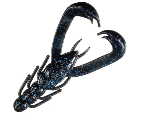 Picture of V&M BAITS WILD CRAW 4" 7BG BLK BLUE GLITTER CWCBB7