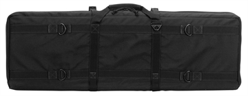 Picture of VOODOO TACTICAL 36" PADDED WEAPONS CASE WITH DIE CUT MOLLE (BLACK WITH GRAY) 15-7617108000