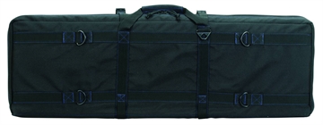 Picture of VOODOO TACTICAL 36" PADDED WEAPONS CASE WITH DIE CUT MOLLE(BLACK WITH BLUE) 15-7617136000