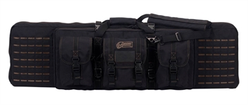 Picture of VOODOO TACTICAL 42" PADDED WEAPONS CASE WITH DIE CUT MOLLE (BLACK WITH COYOTE) 15-7619064000