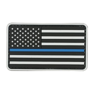 Picture of VOODOO TACTICAL AMERICAN FLAG BLUE LINE - RUBBER PATCH 07-0907000000