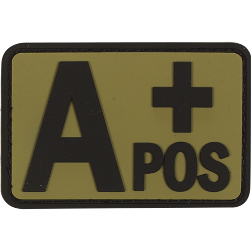 Picture of Voodoo Tactical Blood Type A+ Patch 07-0991007000