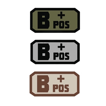 Picture of Voodoo Tactical Blood Type B+ Patch 07-0993007000