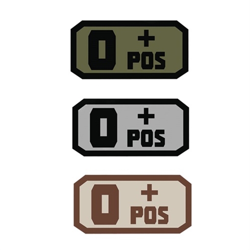 Picture of Voodoo Tactical Blood Type O+ Patch 07-0995007000