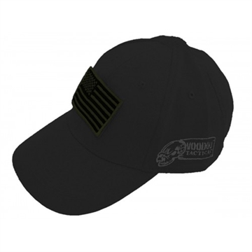 Picture of VOODOO TACTICAL VOODOO CAP WITH REMOVABLE FLAG PATCH (BLACK) 20-9351001000