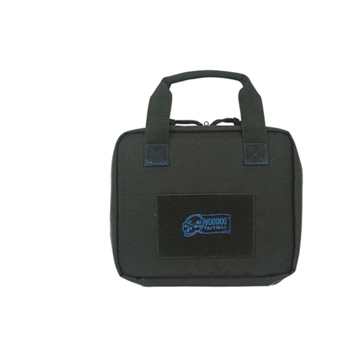 Picture of VOODOO TACTICAL CUSTOM SERIES PISTOL CASE (BLACK WITH BLUE) 20-9111158000