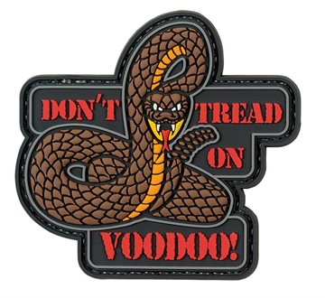 Picture of VOODOO TACTICAL DON'T TREAD ON VOODOO! RUBBER PATCH (2.5") 07-0801000000