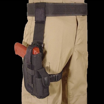 Picture of VOODOO TACTICAL DROP LEG DUTY HOLSTER LEFT HAND (BLACK) 06-8058001000