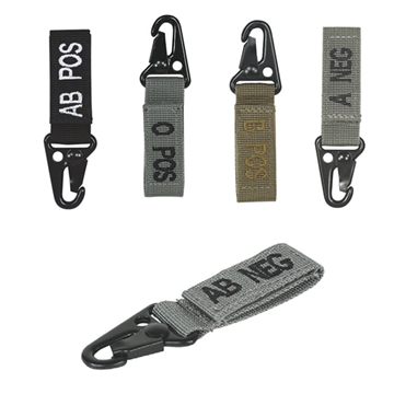 Picture of Voodoo Tactical Embroidered Blood Type Tags (B+) 20-9724076000