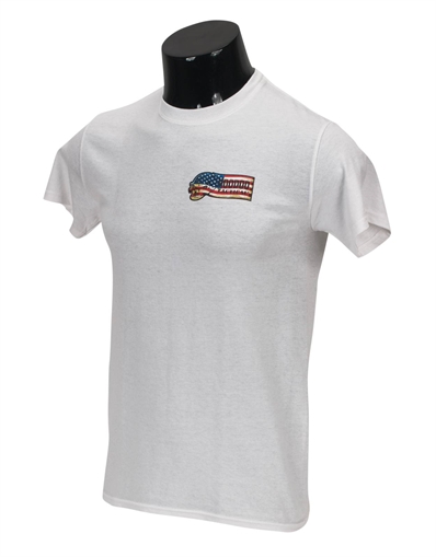 Picture of VOODOO TACTICAL PATRIOT BANNER RIBBON LOGO T-SHIRT - (WHITE-2XL) 20-9991024097