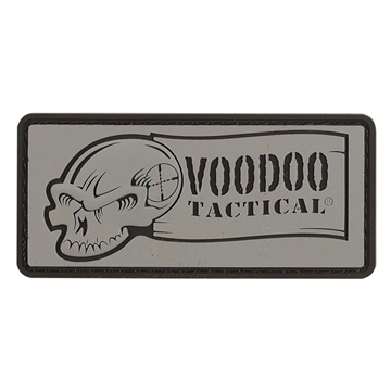 Picture of VOODOO TACTICAL RUBBER PATCH - VOODOO TACTICAL LOGO (GRAY) 07-0981014000