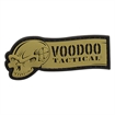 Picture of VOODOO TACTICAL RUBBER PATCH - VOODOO TACTICAL RIBBON LOGO (COYOTE) 07-0982007000