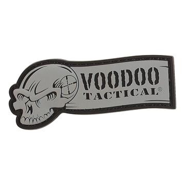 Picture of VOODOO TACTICAL RUBBER PATCH - VOODOO TACTICAL RIBBON LOGO (GRAY) 07-0982014000