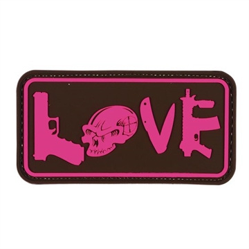 Picture of VOODOO TACTICAL TACTICAL LOVE - RUBBER PATCH - FUCHSIA 07-0906000000