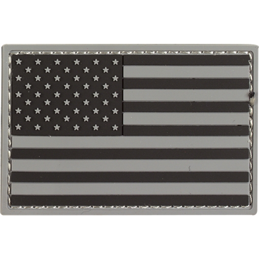 Picture of VOODOO TACTICAL RUBBER PATCH - USA FLAG (GRAY) 07-0999014000