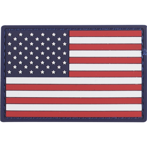 Picture of VOODOO TACTICAL RUBBER PATCH - USA FLAG (RED/WHITE/BLUE) 07-0999117000