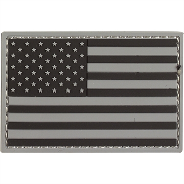 Picture of VOODOO TACTICAL RUBBER PATCH - USA FLAG (GRAY) 07-0999014000