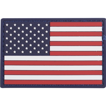 Picture of VOODOO TACTICAL RUBBER PATCH - USA FLAG (RED/WHITE/BLUE) 07-0999117000